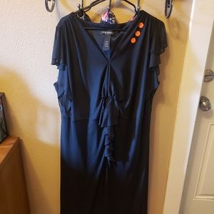 Never worn, sz 22 lane Bryant flutter sleeve dress